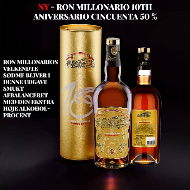 Ron Millonario 10th Anniversario cincuenta 50%