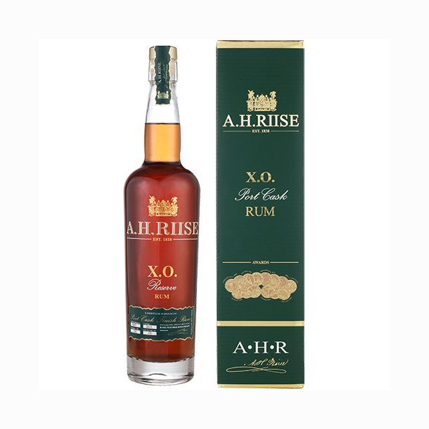 A.H. Riise Port Cask Finish Rum Reserve rom fra Saint Thomas